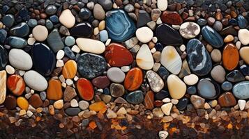 ai generato tuffo in un' vivido Vettore di minerale e pietra trame. riccamente astratto. ai generato. foto