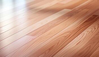 ai generato astratto legna pavimentazione design con a strisce modello, moderno e elegante generato di ai foto