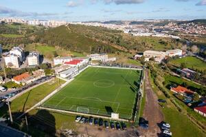 aereo Visualizza di calcio campo foto