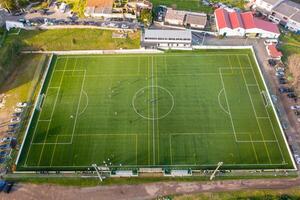 aereo Visualizza di calcio campo foto