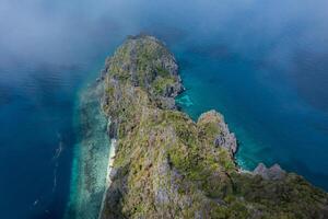 aereo Visualizza di nero isola foto