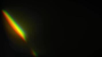 iridescente punti salienti su un' nero sfondo. per copertura e creare un' luminosa, soleggiato e interessante immagine foto