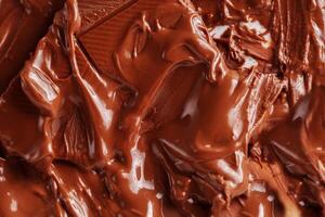 dolce fuso cioccolato sfondo. massa di cioccolato. foto