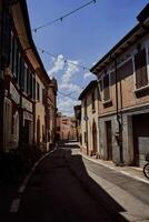 strade di il italiano città di rimini foto