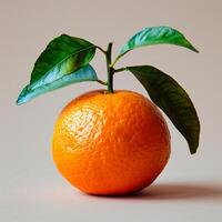 ai generato arance vicino su, tropicale frutta, isolato bianca sfondo - ai generato Immagine foto