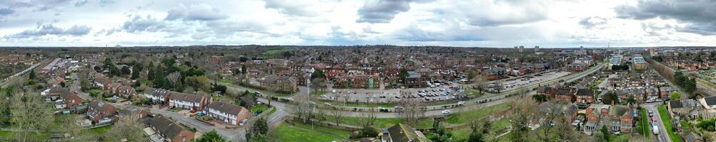 alto angolo panoramico Visualizza di Stevenage città di Inghilterra grande Gran Bretagna. feb 23, 2023 foto