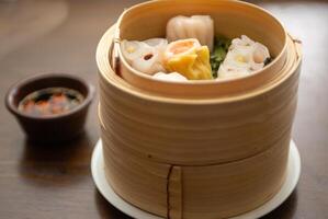 Cinese stile dim sum foto