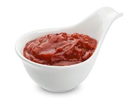 adjika salsa isolato su bianca sfondo foto