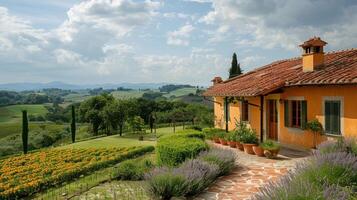 ai generato foto per rivista copertina con bellissimo sfondo di un' nazione tracciare con paesaggio design