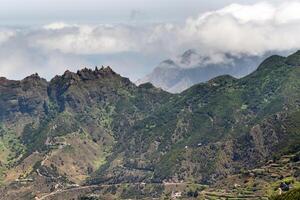 Visualizza di il montagne di tenerife. canarino isole, Spagna foto