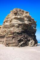 famoso spagnolo destinazione, cattedrali spiaggia playa de las cattedrali su atlantico oceano foto