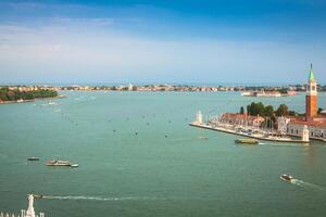 vista dell'isola di san giorgio, venezia, italia foto