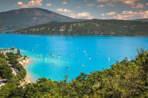 st croce lago, les gole du verdone, Provenza, Francia foto