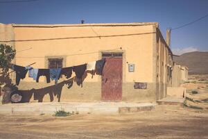 villaggio nel il ouarzazate, Marocco, Africa foto