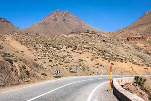 atlante montagne autostrada, Marocco foto