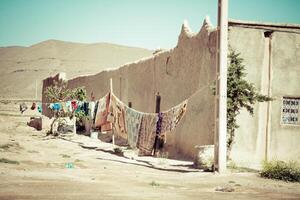 villaggio nel il ouarzazate, Marocco, Africa foto