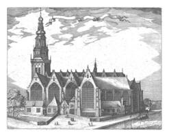 Visualizza di il oude kerk nel amsterdam foto