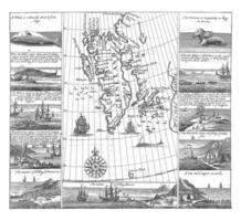 carta geografica di spitsbergen a partire dal Tommaso bordo, 1625 foto