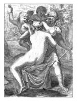 Giove seduce Callisto, pietro furgone der plas ii, 1687 - 1708 foto