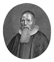 ritratto di johannes focco, ministro nel Franker, salomone risparmio, 1643 - 1665 foto