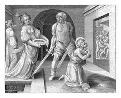 decapitazione di John il battista, Nicolaes de bruyn, 1581 - 1656 foto