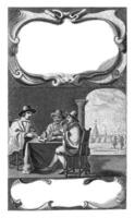 tre uomini a un' tavolo foto