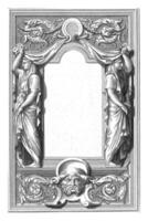ornamentale telaio per un' titolo pagina, bernardo picart, 1683 - 1733 foto