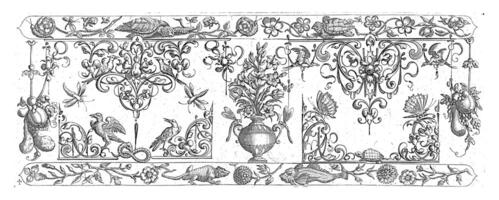 confine decorazione con Due tartarughe su superiore, henri Le Roy attribuito a, dopo michiel Le biondo, dopo 1611 - c. 1656 foto