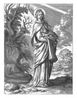 santo emerentiane di Roma, theodoor galle, dopo david teniers, 1581 - 1633 foto