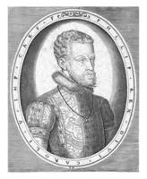 ritratto di charles v di asburgico o philip ii foto