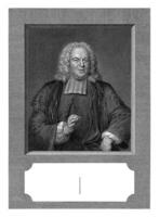 ritratto di david milli, Giacobbe Houbreken, dopo jan maurits Quinkhard, 1742 - 1750 foto