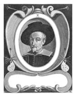 ritratto di pittore guido Reni, bartolomeo coriolano, 1609 - 1676 foto