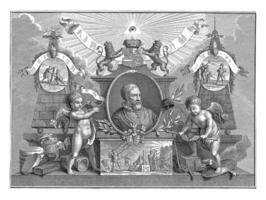 allegoria su pietro adriaansz. furgone der Weff, 1574 foto