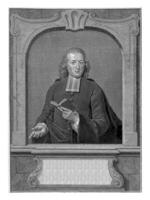 ritratto di rudolf arend dieci sull'orlo del baratro, Giacobbe Houbreken, dopo jan maurits Quinkhard, 1761 foto