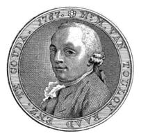ritratto di martin di Tolone, Abramo Jacobsz. carcassa, 1787 foto
