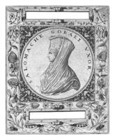 ritratto di il sultano Salomache, teodoro de bri, dopo jean jacques boissard, 1596 foto