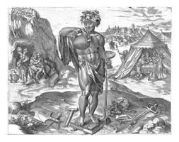 energia di vino, johannes Wierix, dopo ambrosio Francken io, 1559 - prima 1579 foto
