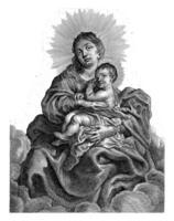 Maria con il Cristo bambino, Andries Paolo, dopo corniola schut io, 1610 - 1639 foto