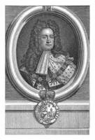 ritratto di Giorgio io, michiel furgone der gucht, 1670 - 1725 foto