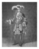 ritratto di giovanna giorgio iv di Sassonia, pietro schenk io, 1670 - 1713 foto