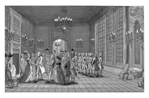 Federico William ii offerte addio per il Principessa e sua figli, 1788 foto