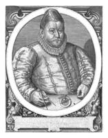ritratto di daniele macchiolina, johann teodoro de bri, dopo anonimo, nel o dopo 1599 foto