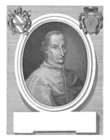 ritratto di cardinale giacomo Lanfredini, nicolo Billy, dopo andreas Piserni, c. 1750 - c. 1800 foto
