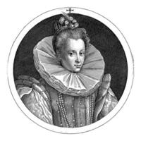 ritratto di Elisabetta furgone pallandt, contessa di Culemborg, croccante furgone de passe io, 1574 - 1637 foto