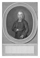 ritratto di il predicatore Gerhardus de ahah, reinier vinkeles io, dopo johannes corniola Mertens, 1788 foto