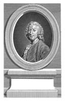 portret furgone Pierre Claude livello de la Chaussée, francois Roberto ingouf, dopo de la corte, 1778 - 1787 foto