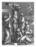 crocifissione di Cristo, johannes Wierix, dopo albrecht durante, 1564 foto