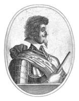 ritratto di carolus gonzaga nel ovale, corniola Danckerts io, 1613 - 1656 foto