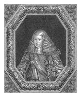 ritratto di charles v di asburgico, come un' bambino, johann friedrich leonardo, 1643 - 1680 foto