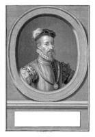 ritratto di Roberto Dudley, conte di Leicester, Giacobbe Houbreken, 1749 - 1759 foto